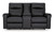 Axtellton - Carbon - Power Reclining Loveseat with Console (3410596) by Ashley