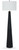 Hallburg - Black - Floor Lamp (L235761) by Ashley
