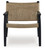 Halfmore - Black/Natural - Accent Chair (A3000672) by Ashley Halfmore - Black/Natural - Accent Chair (A3000672) by Ashley