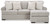 Eastonbridge - Shadow - Sofa Chaise (5660318) by Ashley