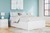 Onita - White - Queen Platform Bed with 2 Side Storage (EB9630B14) by Ashley