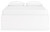 Onita - White - Queen Platform Bed with 2 Side Storage (EB9630B14) by Ashley