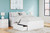 Onita - White - Full Panel Platform Bed with 2 Side Storage (EB9630B15) by Ashley