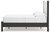 Cadmori - Black/White - Full Upholstered Panel Bed (B2616B3) by Ashley