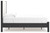 Cadmori - Black/White - Full Upholstered Panel Bed (B2616B3) by Ashley