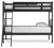 Nextonfort - Black - Twin over Twin Bunk Bed (B396B7) by Ashley