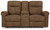 Edenwold - Brindle - Reclining Loveseat with Console (1380594) by Ashley