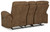 Edenwold - Brindle - Reclining Loveseat with Console (1380594) by Ashley