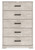 Shawburn - Gray - Chest of Drawers (EB4123-245) by Ashley
