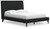 Cadmori - Black - Full Upholstered Bed with Roll Slats (B2616-72) by Ashley