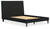 Cadmori - Black - Full Upholstered Bed with Roll Slats (B2616-72) by Ashley