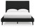 Cadmori - Black - Full Upholstered Bed with Roll Slats (B2616-72) by Ashley