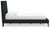 Cadmori - Black - Full Upholstered Bed with Roll Slats (B2616-72) by Ashley
