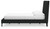 Cadmori - Black - Full Upholstered Bed with Roll Slats (B2616-72) by Ashley