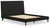 Cadmori - Black - Queen Upholstered Bed with Roll Slats (B2616-81) by Ashley