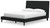 Cadmori - Black - Queen Upholstered Bed with Roll Slats (B2616-81) by Ashley