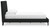 Cadmori - Black - Queen Upholstered Bed with Roll Slats (B2616-81) by Ashley
