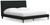 Cadmori - Black - King Upholstered Bed with Roll Slats (B2616-82) by Ashley