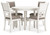 Erinberg - Antique White - Dining Table and 4 Chairs (Set of 5) (D423-225) by Ashley