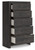 Hollivern - Dark Gray - Chest of Drawers (PCB2108-46) by Ashley