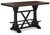 Valebeck - Black/Brown - Counter Height Dining Table (D546-33) by Ashley