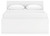Onita - White - Queen Panel Platform Bed with 1 Side Storage (EB9630B12) by Ashley