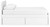 Onita - White - Queen Panel Platform Bed with 2 Side Storage (EB9630B16) by Ashley