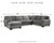 Birkdale Court - Gray - 3-Piece Sectional with Chaise (32402S1) by Ashley