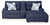 Acklen Place - Navy - 3-Piece Power Reclining Sectional Sofa with Chaise (93607S4) by Ashley