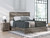 Graystorm - Brown Gray - King Panel Bed (PCB2405B8) by Ashley
