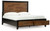 Kraeburn - Brown/Black - King Panel Storage Bed (B496B12) by Ashley