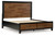 Kraeburn - Brown/Black - King Panel Storage Bed (B496B12) by Ashley