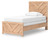 Sanginlane - Tan - Twin Panel Bed (B3787B2) by Ashley
