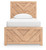 Sanginlane - Tan - Twin Panel Bed (B3787B2) by Ashley