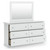 Bostwick Shoals - White - Dresser and Mirror (B139B40) by Ashley