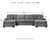 Birkdale Court - Gray - 3-Piece Sectional (32402S3) by Ashley