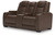 High Impact - Tobacco - Power Reclining Loveseat with Console (U1060118) by Ashley