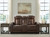 High Impact - Tobacco - Power Reclining Loveseat with Console (U1060118) by Ashley