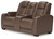 High Impact - Tobacco - Power Reclining Loveseat with Console (U1060118) by Ashley