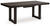 Neymorton - Dark Grayish Brown - Dining Extension Table (D618-35) by Ashley
