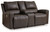 Boxmere - Storm - Power Reclining Loveseat with Console (U1310096) by Ashley