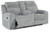 Buntington - Pewter - Reclining Loveseat with Console (3400494) by Ashley