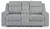 Buntington - Pewter - Reclining Loveseat with Console (3400494) by Ashley