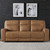 Bennett - Butternut Leather - Sofa P2 & ZG - Butternut (7009BU-32P) by Liberty Furniture