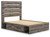 Graystorm - Brown Gray - Full Panel Storage Bed (PCB2405B16) by Ashley