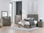 Graystorm - Brown Gray - Full Panel Bed with Storage (PCB2405B17) by Ashley