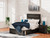 Hollivern - Dark Gray - Full Panel Bed with Storage (PCB2108B16) by Ashley