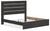 Hollivern - Dark Gray - King Panel Bed (PCB2108B8) by Ashley