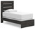 Hollivern - Dark Gray - Twin Panel Bed (PCB2108B11) by Ashley