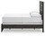 Hollivern - Dark Gray - Full Panel Bed (PCB2108B12) by Ashley